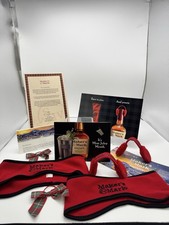 Lot of Maker's Mark Ambassador Gifts Bourbon Bottle Wraps Christmas Mint Julep picture