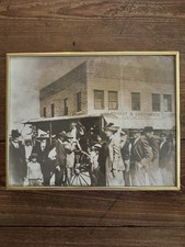Florida Framed Photo of 1910s Bryant & Greenwood Developers Lake Worth FL Street picture