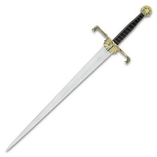 Aegon Daemon Targaryen Dragon Sword Antiqued Brass Guard Fantasy Collectible USA picture