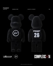 MEDICOM TOY: BE@RBRICK bearbrick Fragment ComplexCon 2026 100% & 400% figure picture