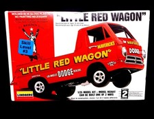 Vintage FACTORY SEALED Lindberg Little Red Wagon 1:25 Dodge Model Kit NOS NIB picture