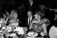 Barbara Davis producer Merv Griffin actress Joan Collins & guests Old Photo 7 picture