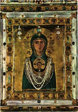 Venice - St Mark's Basilica Madonna Nicopeia Postcard Unposted picture