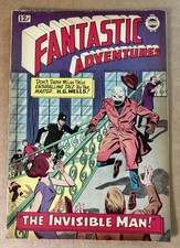 Fantastic Adventures 18 Invisible Man HG Wells Super Comics 1964 VG Very Good picture