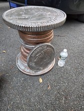 Vintage Domestications 2001 Giant Stacked Coins Table Coin Bank picture