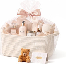 Large Woven Basket for Gifts with Handles, 13.5