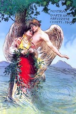 Mostra D'Arte Antica Abruzzese Chieti 1905 Vintage Poster - 24x36” Home Decor picture