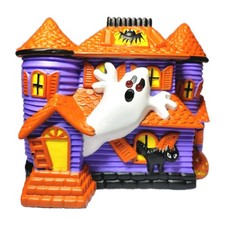 VINTAGE Avon Halloween Boo Drop Inn Howling House Blinking Eyes & Eerie Sound picture