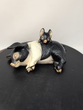 Vintage 1983 Harvey Knox Kingdom Global Art Pig Figurine Piglet H468B81 Japan picture