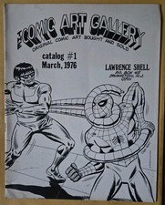 The Comic Art Gallery Catalog #1 By Lawrence Shell 3/76 picture