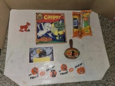 Vintage 1921 Halloween Postcard,Mr. Peanut Wax,T. Cohn Noise Maker,Casper Record picture