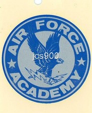 VINTAGE U.S. AIR FORCE ACADEMY SOUVENIR TRAVEL DECAL GREAT WESTERN 1960s RARE picture