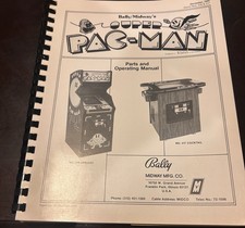 Original 1982 Bally/Midway Super PAC-MAN Parts And Operating Manual picture