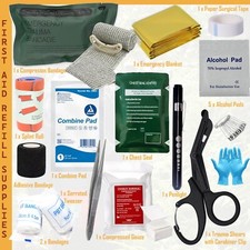IFAK Tactical Emergency First Aid Kit Survival Trauma Kit Camping Hunting Car picture
