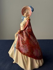 ROYAL DOULTON PAISLEY SHAWL FIGURINE #HN1987 picture