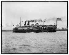 Detroit Board,Commerce excursion,City,Cleveland,steamers,boats,ships,1905 1 picture