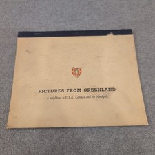 Vintage Pictures From Greenland N Purup Copenhagen Photo Souvenir Booklet picture