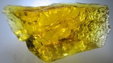 Yellow Orange Tourmaline Clean Facet Rough From Tanzania 14.10 Crt picture