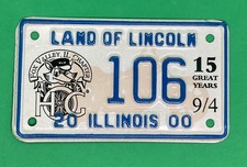 2000 Illinois, Motorcycle License Plate, Fox Valley, IL. H.O.G. Chapter picture