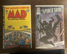 FYC CUSTOM PRIME SPIDER-NOIR COMIC BOOK COLOR VARIANT # 1 + SDCC 2026 MAD exc picture