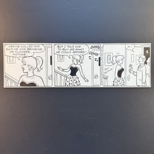Betty Archie Original Comic Art Signed Dan DeCarlo Daily Strip 1986 Romance picture
