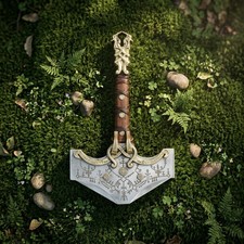 Thor Mjolnir Hammer Avengers Version, Handmade Stainless Steel Replica, Cosplay picture