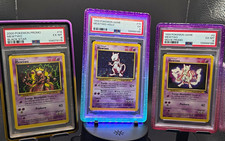 PSA Graded Pokémon Mewtwo Promo Holo Card Lot (3) 1999 #3 #10 #14 picture