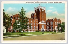 Norman Oklahoma OK University Student Union Postcard c1940s picture