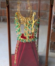 24K Gold Plate Kumkwan Chong Gold Crown Korea National Treasure No. 87 Old Silla picture