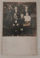 Vintage RPPC West Virginia Family Portrait Postcard Antique WV Photo c1910s Old picture