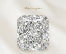 3 Ct Radiant Cut White Lab Grown Diamond VVS1 D Color Certified Loose Stone picture