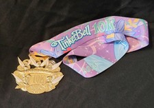 2015 Disneyland Tinker Bell 10K Race Medal with Lanyard MINT picture