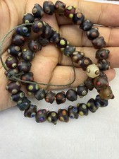 Beautiful Old  Roman Mosaic Glass Wonderful Beads Strand Necklace picture