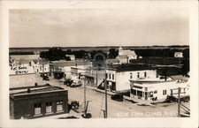 View fr Climax MN Ninnesota Polk County RPPC Photo Postcard COPY picture