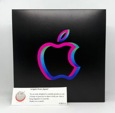 Apple Store Shibuya Opening Limited T-Shirt Pin Badge Set Black Size M New picture