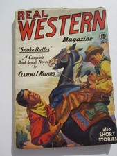 Real Western Magazine v. 1 #1, Jan. 1935 VG/FN Scarce 1st Issue picture