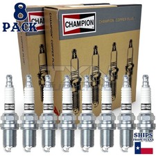 8 Pack Champion Copper Plus Spark Plugs for 2002-2007 Dodge Ram 1500 4.7L V8 picture