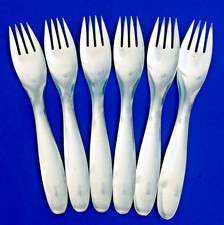6 Vintage Lauffer DESIGN 9 Don Wallance Design SALAD FORKS 6-1/2” Finland Nice picture