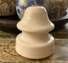 Vintage PP Porcelain Ceramic Telephone Pole Insulator 1940’s Very Good BBB picture