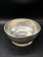 Pewter John Somers 7” Bowl JS X MG Made In Brazil Vintage READ picture