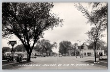 Osceola Iowa Routes 34 69 Conoco Sinclair Phillips 66 1960 RPPC Real Photo picture