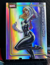 Topps Chrome Marvel 2020 Ghost-Spider (Gwen Stacy) Refractor #042 picture