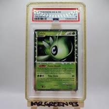 2010 Pokemon HG & SS Triumphant Celebi Prime 92/102 PSA 8 LOW POP picture