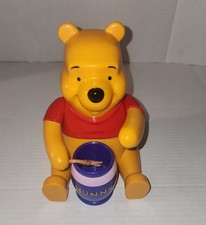 Vintage Disney Winnie The Pooh Bear Toy Bubble Blower Machine Tested Works  🫧  picture
