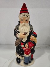 Vaillancourt Folk Art Hand Painted Signed Santa w/Children #181 (V2) picture