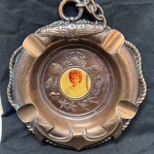 Rare (for real) Vintage Reba McEntire Copper ash tray  picture