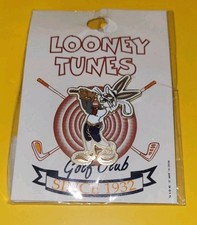 Vintage 1997 Bugs Bunny Looney Tunes Golf Club Enamel Pin New In Package Warner picture