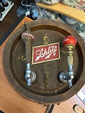 Vintage Schlitz Double Beer Tab Bar Decor Hanging big 17 inch radius Brew picture
