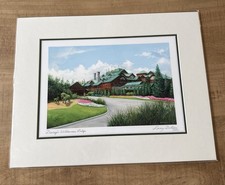 Disney Park Larry Dotson Wilderness Lodge Resort Vacation Memories Print 14x11 picture