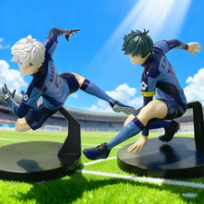 13cm Blue Lock Nagi Seishiro & Rin Itoshi Anime Figure Desktop Ornament picture